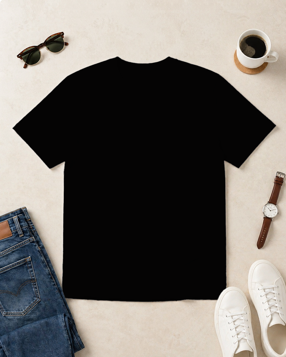 Golf Dad Bad Score Good Time Bold Modern T Shirt